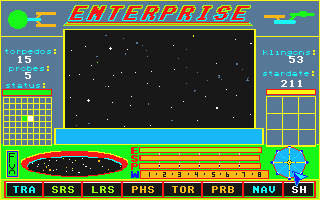 Star Trek atari screenshot